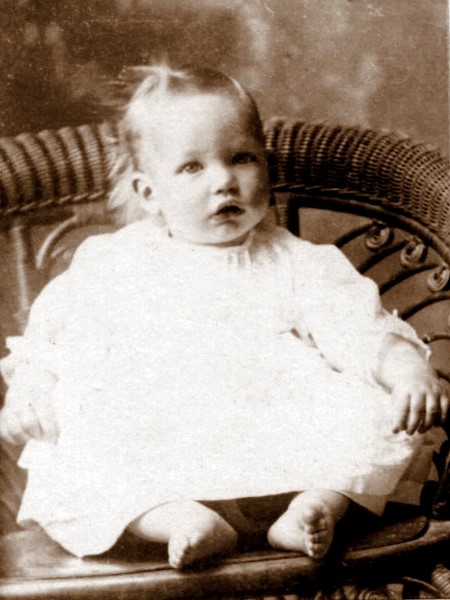 Herman Fritz Fuchs, age one, 1910